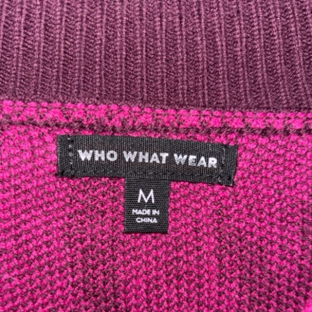 Who What Wear -Crew Neck Sweater, P2P:21”, L:24”, “Wine Tasting” - Picture 6 of 11